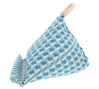 UKCOCO Support de Tablette d'oreiller Portable et Confortable pour Streaming au Lit Genoux Vert en Coton et Lin pour Téléphone et Smartphone