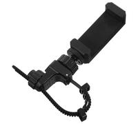 UKCOCO Support de Téléphone pour Trombone, Trompette et Cor D'harmonie en Métal Réglable, Lyre Musicale Multifonction Compacte Noire, Accessoire de Fanfare pour Partitions