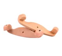 UKCOCO Support de Violon Pack de 2 Pièces en ABS et Silicone 4/4-3/4 Repose-épaule Ferme et Stable, Facile à Utiliser, pour Cours de Musique et Domicile