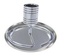 UKCOCO Support Et Plateau Acier Inoxydable Pour Moxa Roll Et Stick Et Résistant Chaleur Plateau Rond Collecteur De Cendres Pour Usage Domestique