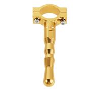 UKCOCO Support Latéral Rallongé en Alliage d'Aluminium Doré pour Moto Tout-Usage Extension de Béquille Tige de Maintien Stable Kit d'Assistance pour Scooter et Stationnement Sécurisé