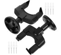 UKCOCO Support Mural pour Guitare, Violon, Ukulélé et Erhu, Lot de 2 Sets de Crochets Anti-chute Stables, Matériau Solide, Montage Facile pour Rangement Sécurisé D’instruments à Cordes,