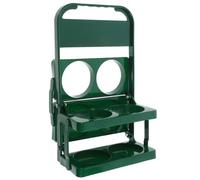 UKCOCO Support pour Bouteille de Vin et Bière Vert Design Multi-Fonction Compartiments Spacieux pour Transport Facile et Plage