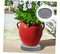 UKCOCO Support pour Plantes à roulettes Chariot Mobile pour Pots de Fleurs Soucoupe à roulettes Renforcée pour Balcon et Cour Facile à Déplacer Support Pratique Roues