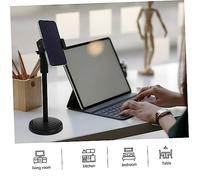 UKCOCO Support Smartphone Réglable Multi Angle Socle Stable pour Bureau Rotatif Visioconférence et Photos