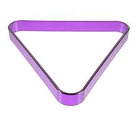 UKCOCO Support Triangulaire pour Billard 2-1/4 Pouces Grand Format en Plastique Violet Cadre de Triangle de Billard Stable et Résistant Accessoire à Domicile et Club