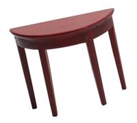 UKCOCO Table Ronde Demi Lune pour Maison Poupées Décor Miniature pour Garçon Fille de Bureau Modèle