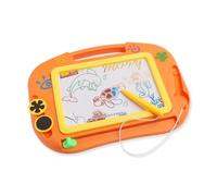 UKCOCO Tableau à Dessin Magnétique Coloré pour Garçon et Filles Ardoise Éducative Orange en Plastique Créatif pour Peindre Dessiner et Écrire Développement Coordination Œil-Main