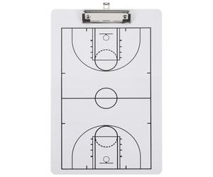 UKCOCO Tableau Basket-Ball Effaçable À Sec Avec Clip Planche Coaching Double Face 13.78X8.66In Pour Entraîneurs Stratégie De Match Et Communication Technique
