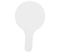 UKCOCO Tableau Blanc Effaçable Portable avec Poignée Planche Réponse Manuelle pour Élèves Accessoire Scolaire Léger et Double Face pour Votes et Évaluations