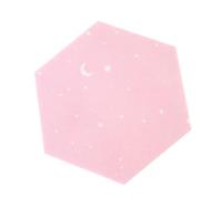 UKCOCO Tableau D'affichage Hexagonal en Feutre Rose 11x19x22 CM | Décoration Murale Photo Soi-même, Fond pour Messages, Style Simple et Élégant, Installation Facile
