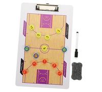 UKCOCO Tableau de Basket Ball Magnétique PVC Tableau Effaçable Pratique pour Entraîneurs et Démonstration de Couleur Aléatoire Couleur Aléatoire