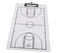 UKCOCO Tableau d'Entraînement de Basket-Ball Planche Effaçable Double Face PVC Léger pour Entraîneur et Équipe Écriture et Analyse de Match Portable Fournitures de Compétition 1 Pièce
