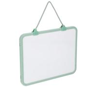 UKCOCO Tableau Magnétique Suspendu Portable Double Face Gris Vert Effaçable à Sec Corde Amovible Tableau Multifonction pour Étudiants et Organisation à