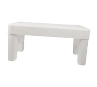 UKCOCO Tabouret WC Accroupi Blanc Tabouret de Marche Pied Salle de Bain Repose et Antidérapant Adapté Adultes et Garçon Fille Accessoire Ergonomique pour