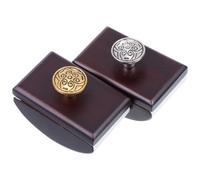 UKCOCO Tampon Buvard 2 Pièces en Bois, Buvard d'Encre Absorbant pour Calligraphie, Peinture et Écriture, Adapté au Bureau et École Couleur Aléatoire