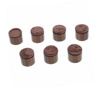 UKCOCO Tampons En Bois Lune Créatifs Pour Artisanat Lot De 7 Tampons Rétro Décoratifs En Bois Ronds Pour Scrapbooking Journalisation Et Décoration Manuelle Utilisation Polyvalente Loisirs Créatifs