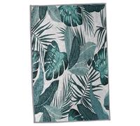 UKCOCO Tapis Carré Décoratif Style Plante avec Motif de Bananier Tapis Dintérieur pour Chambre et Salon Design et Texture Confortable et Pratique