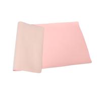 UKCOCO Tapis de Maquillage Imperméable 40x80 Cm Doux et Antidérapant pour Coiffeuse Rose Uni Protection de Table Cosmétique pour Manucure et Nail Art