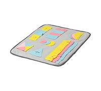 UKCOCO Tapis De Reniflement pour Chiens Tapis Entraînement à Manger Lentement Matériel Non Glissant pour Les Compétences Olfactives Et Gérer Anxiété des Animaux De Compagnie