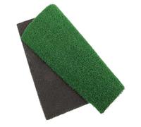 UKCOCO Tapis d'escalade Flottante de l'île Island Fausse Herbe Tortue Faux Gazon Mur de Gazon Artificiel Tapis d'aquarium Plate-Forme de Poisson Tapis Aquatique Plateforme Abdos Vert