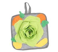 UKCOCO Tapis Renifleur pour Lapin avec Base Antidérapante Jouet Intelligence pour Nourriture Et Entraînement des Lapins Stimulation Sensorielle Et Prévention De Obésité Lavable Main Et Ma