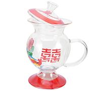 UKCOCO Tasse à Eau Originale avec Couvercle Design Rétro Old Fashion Mug Drôle pour Café Thé Boisson Maison et Café