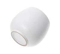 UKCOCO Tasse à Thé en Céramique Noire Grand Format Coupe des Hôtes pour Usage Domestique Couleur Blanche pour Dégustation de Thé Aromatique Design Compact et Portable