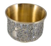 UKCOCO Tasse à Thé Multifonction Alliage de Petite Tasse Chinoise Vintage pour Boissons Chaudes et Résistante et Décorative pour Usage Domestique