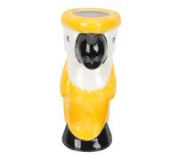 UKCOCO Tasse Cocktail Perroquet Forme Tiki Céramique Jaune Multi Fonction pour Vin et Boissons pour Bar et Fête à