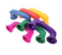 UKCOCO Téléphones Chuchotants Jouet en Plastique Abs Multicolore 6 Pièces pour Tout-Petits Apprentissage Lecture Et Correction Prononciation Jeu Éducatif