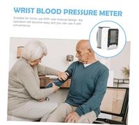 UKCOCO Tensiomètre au Poignet Numérique Portable Grand Écran Affichage Clair Mesure Pression Artérielle Abs 1 Pièce pour Adultes et Seniors Usage Domestique 8.0X7.0Cm