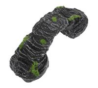 UKCOCO Terrasse des Tortues Dragon Barbu Se Prélassant sur Le Rocher Décorations De Plantes De Terrarium Accessoires De Réservoir De Tortue Plate-Forme De Reptile Matériau en Résine