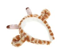 UKCOCO -tête Girafe Peluche Pour Tout-petits Adorable Coiffe Animaux De Dessin Animé Accessoire De Fête
