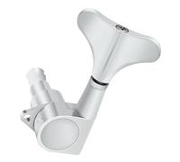 UKCOCO Têtes de Machine pour Basse Argentées Jeu de Accordeurs de Cordes Robustes pour Guitare Basse de Rechange Durables pour Usage Professionnel et Amateur