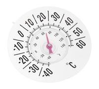 UKCOCO Thermomètre Intérieur et Extérieur à Ventouse Puissante, Affichage Analogique avec Aiguille, Haute Précision pour Chambre Bébé et Usage Domestique, Outil de Mesure de Température