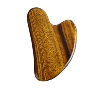 UKCOCO Tiger's Eye Gua Sha Scraping Board Outil De Massage Visage Et Pratique Pour Femmes Anti-rides