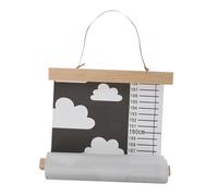 UKCOCO Toise Murale Garçon Fille Décorative Forme de Noir Règle de Mesure de Hauteur Odeur pour Garçon et Fille Jauge de Croissance Pratique et Moderne pour Maison