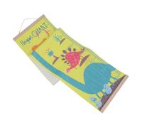 UKCOCO Toise Murale Garçon Fille Toile avec Motif Dinosaure Règle de Mesure Amovible pour Chambre et Maternelle Outil Pratique pour Suivre la Croissance des Tout-petits