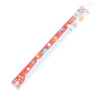 UKCOCO Toise Murale pour Garçon et Filles en Pvc Rose Motif Girafe, Règle Suspendue 150 Cm pour Mesure Hauteur du Mur, Décoration Chambre Garçon et Filles et Salle de Jeux, Courbe