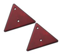 UKCOCO Triangles de Signalisation Routière pour Urgence Haute Visibilité en Pvc pour Voiture 2 Pièces Réfléchissants et Maintenance des Véhicules