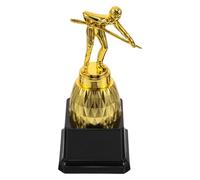 UKCOCO Trophée de Billard Snooker Plastique Doré Grand Format, Statuette 3D Joueur, Coupe de Trophée Sportif pour Tournoi et Compétition, Récompense Officielle pour Joueurs de Billard