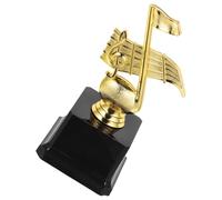 UKCOCO Trophée Musical Note Unique pour Concours et Récompenses Scolaires Décoration Stable et Pratique pour Cérémonie Attribution Cadeau Personnalisable pour Élèves et Événements
