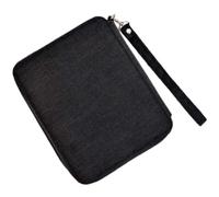 UKCOCO Trousse à Crayons de Peinture Noire 78 Trous, Trois Couches | Oxford, Fermeture Éclair Imperméable, pour Stylos et Crayons, Rangement Scolaire, Format Organisé