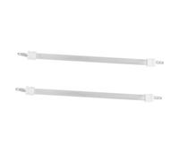 UKCOCO Tube Chauffant de Remplacement Blanc pour Radiateur Électrique, Quartz et Céramique, Chauffage Rapide, Lot de 2 Pièces Compatible pour Patio