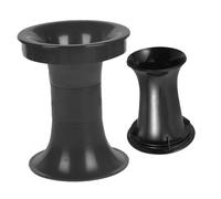 UKCOCO Tube D’évent de Haut-Parleur Bass Reflex pour Caisson de Basse, Accessoire Audio Domestique, Design Taille Fine, Amélioration des Basses, Distorsion, Compatible Subwoofer, Noir,