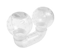 UKCOCO Tunnel pour Hamster et Petits Animaux Modulable et Ajustable Transparent pour Observation Léger et Portable pour Maison ou Déplacement avec Connexions Sécurisées