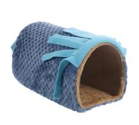 UKCOCO Tunnels Cachés pour Petits Animaux Peluche Nid Douillet Hiver pour Hamsters Cochons Chinchillas et Lapins Refuge Confortable et Facile à Nettoyer