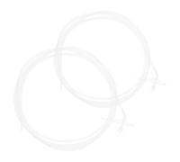 UKCOCO Tuyau de Calfeutrage Flexible PE 2 Tubes, Rallonge en Plastique pour Mousse Expansive, Outil d'Application pour Calfeutrage Espaces Confinés