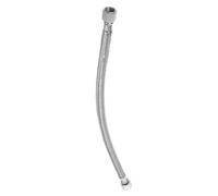 UKCOCO Tuyau Flexible Inox Robuste pour Compresseur Air Raccord Stable, Clapet Anti-Retour, Longueur 350 MM, Usage Industriel et Garage